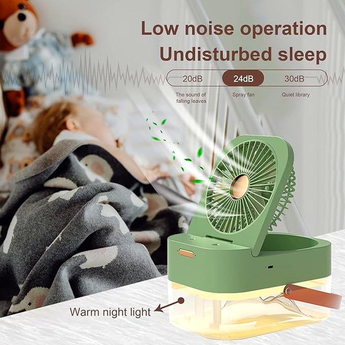 Portable Mini Air Conditioner Fan – Personal Cooling Fan for Home, Office & Travel