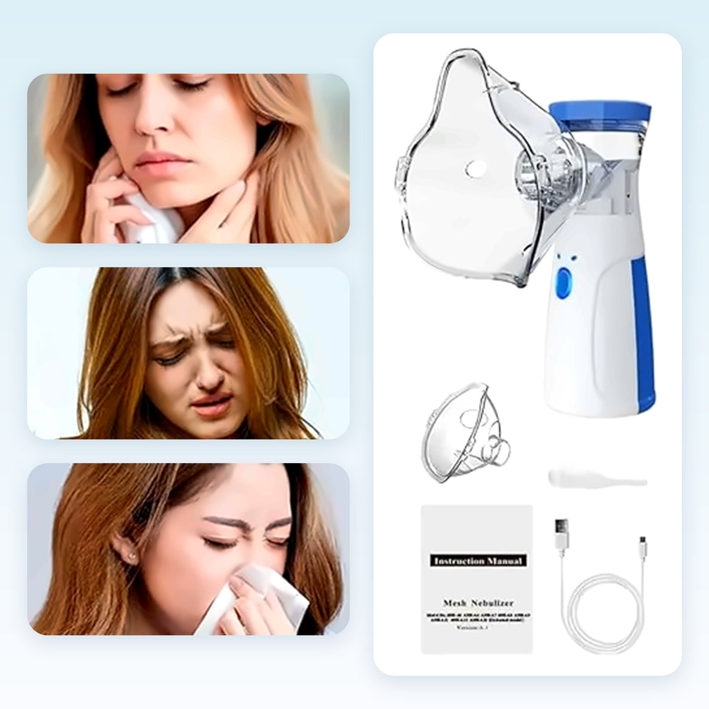 Compact Mesh Nebulizer – Portable & Quiet Nebulizer for Easy Breathing