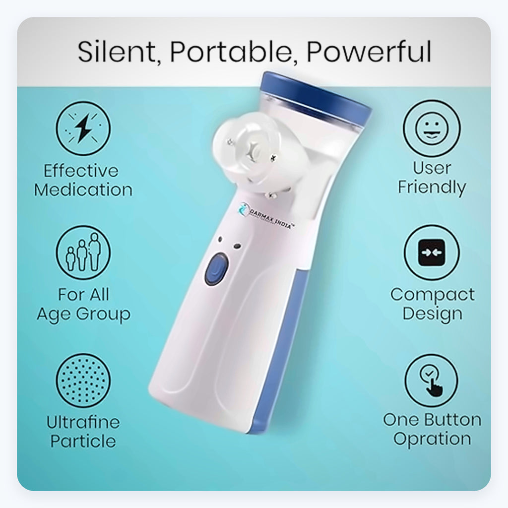 Compact Mesh Nebulizer – Portable & Quiet Nebulizer for Easy Breathing