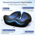 Ergonomic Seat Cushion – Memory Foam Support for Office, Car & Home